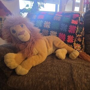 Plush Lion Home Accent